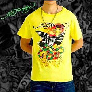 ED HARDY Eagle Snake Graphic Tee MENS MEDIUM